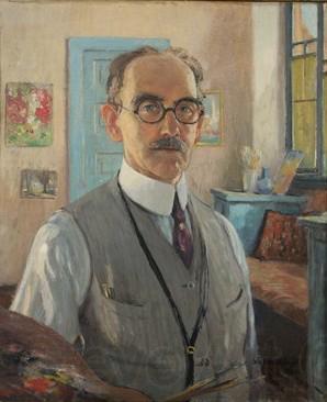 Colin Campbell Cooper Self-Portrait Norge oil painting art